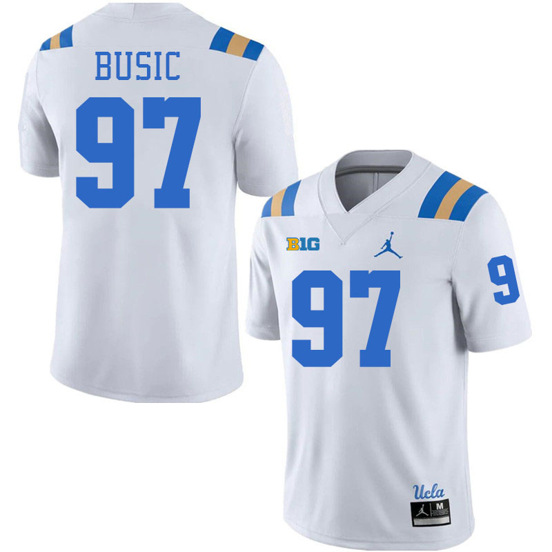 Jacob Busic UCLA Jersey,UCLA Bruins #97 Jacob Busic Jersey Youth College Football Uniforms-White Jacob Busic UCLA Jersey,UCLA Bruins #97 Jacob Busic Jersey Youth College Football Uniforms-White